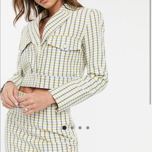 Asos cropped blazer